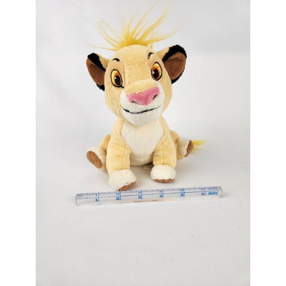 Disney Store Lion King‎ 7" Young Simba Plush Stuffed Animal Toy Soft Stuffy DVD - Picture 5 of 7